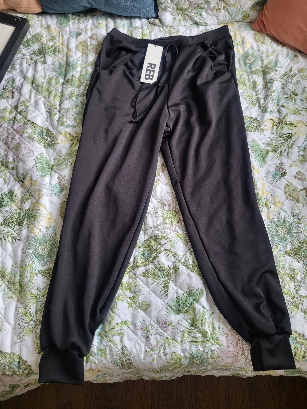 Rebdolls Black Plus-Size Joggers